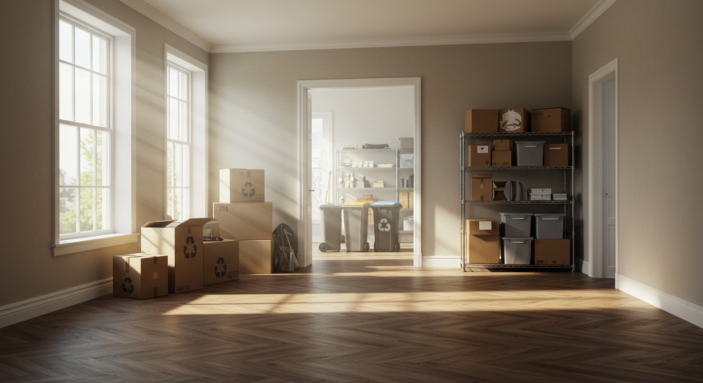 Property cleanup and appliance handling